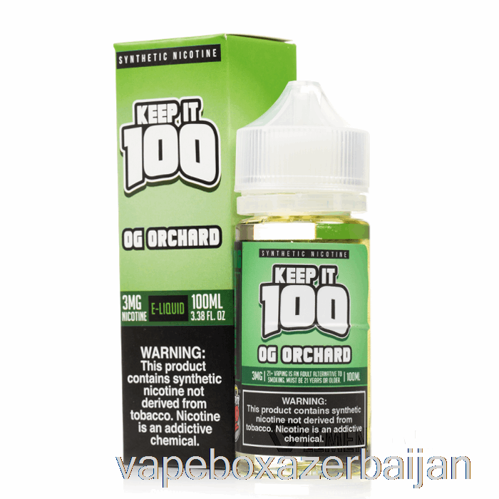 Vape Azerbaijan OG Orchard - Keep It 100 - 100mL 0mg